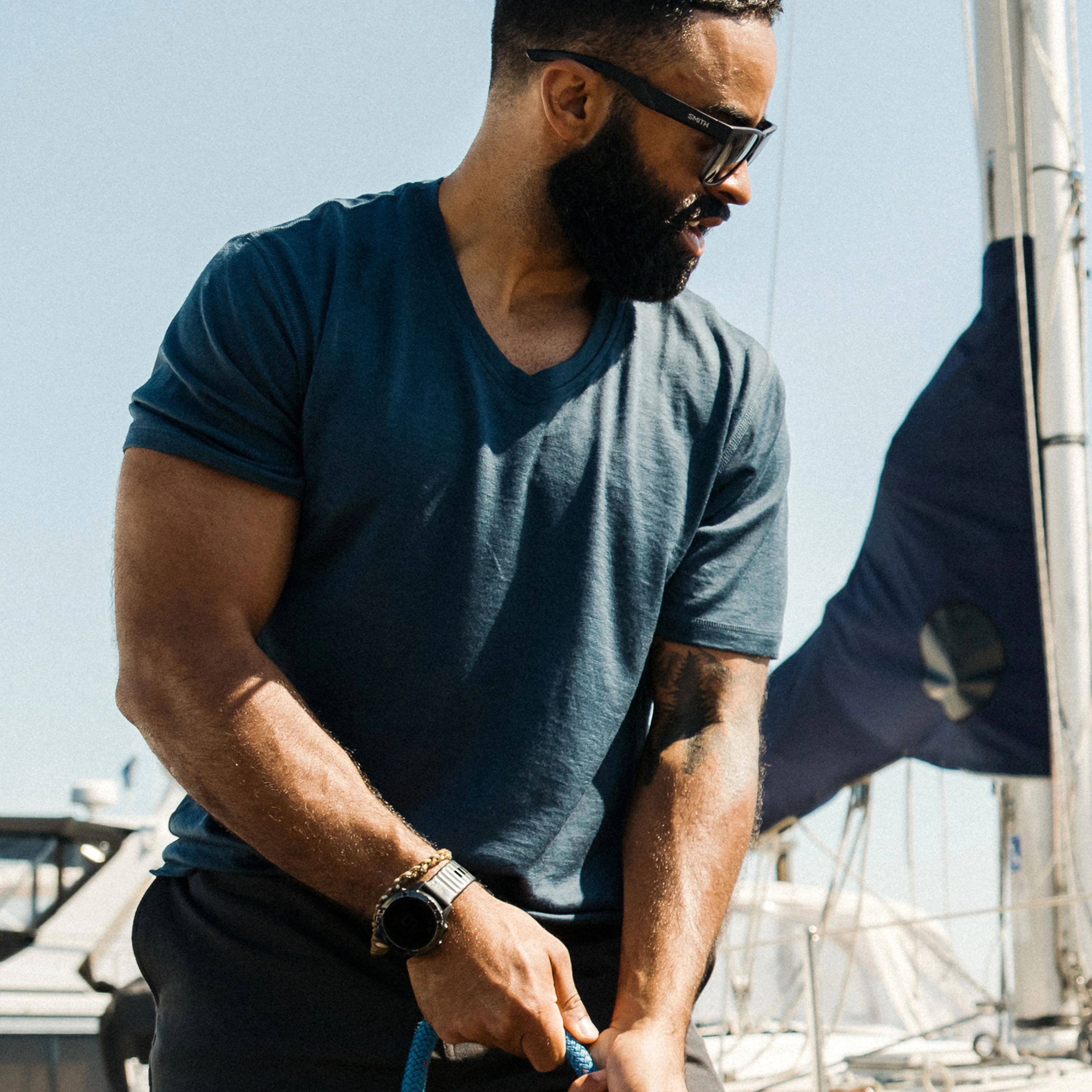 Everyday V Neck Tee - Image 5