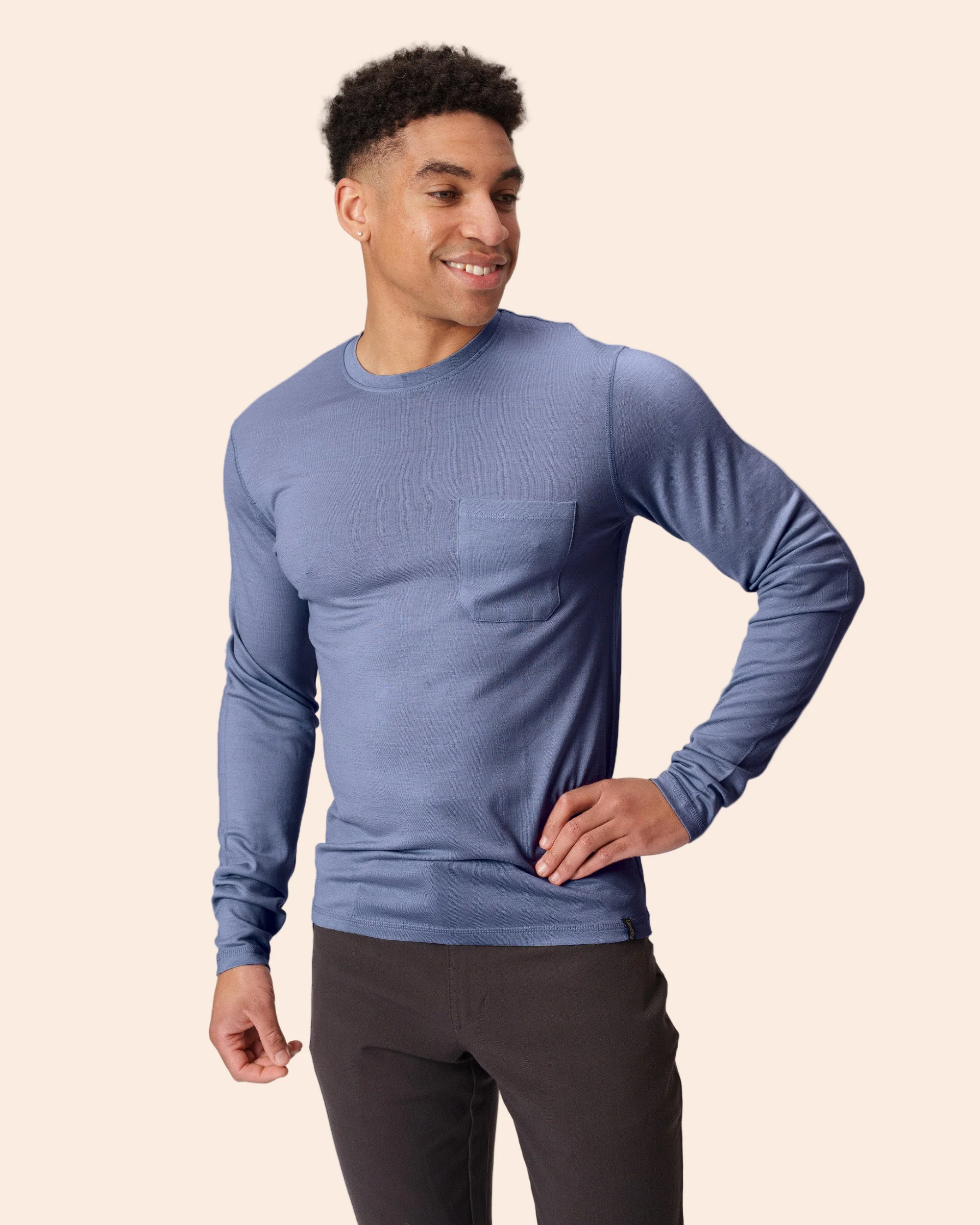 Long Sleeve Pocket Crew - Image 18