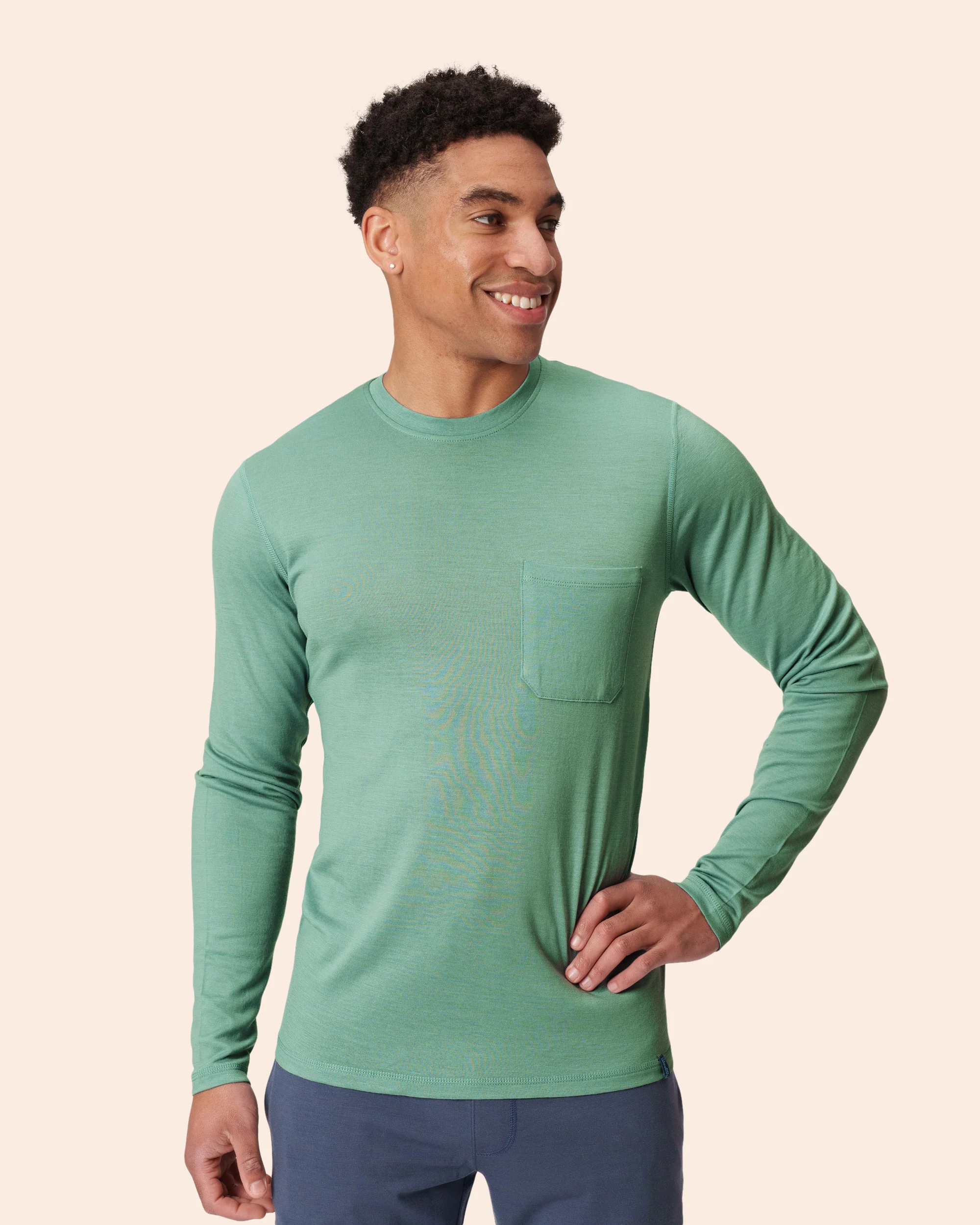 Long Sleeve Pocket Crew - Image 7