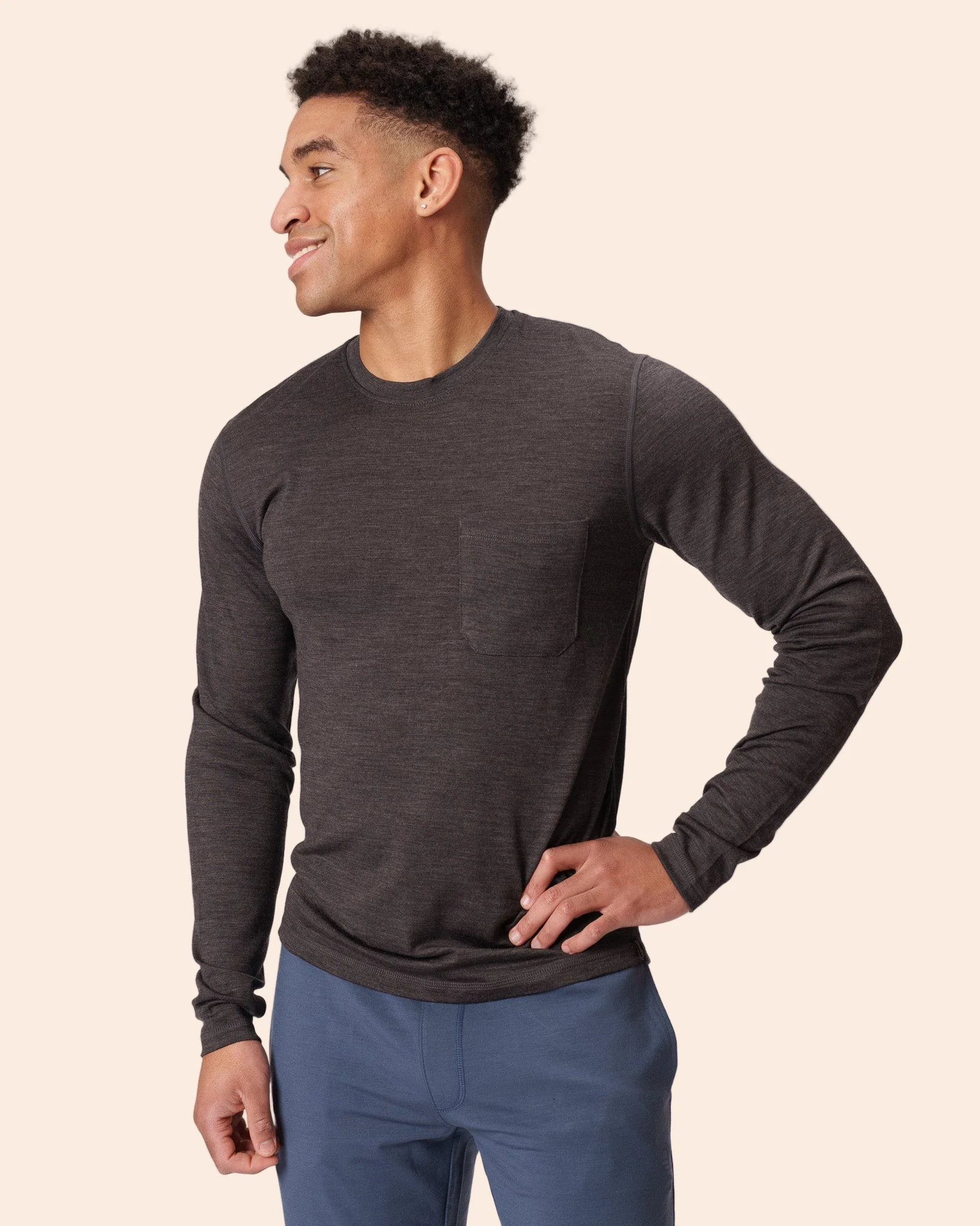 Long Sleeve Pocket Crew - Image 8
