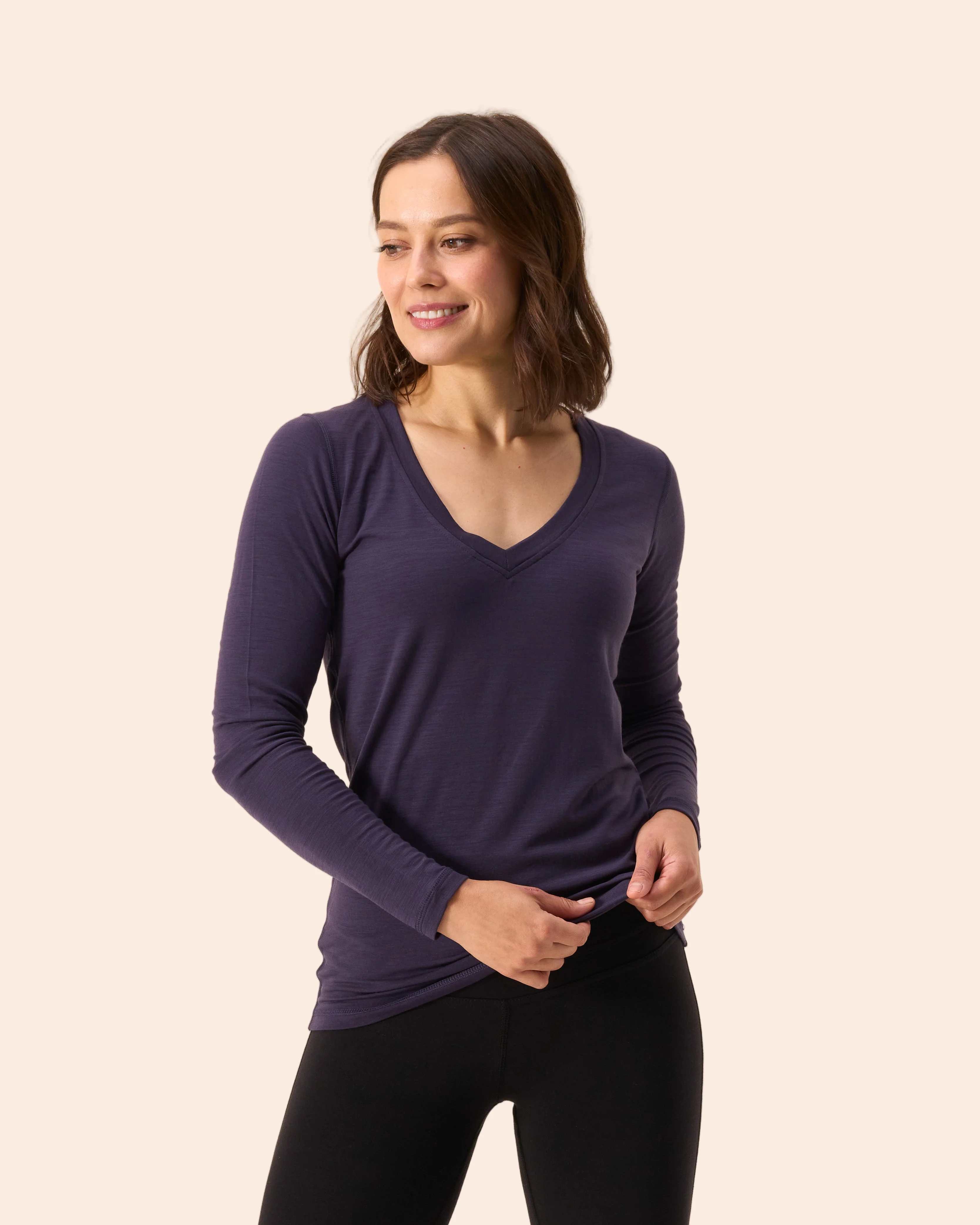 V Neck Long Sleeve - Image 17